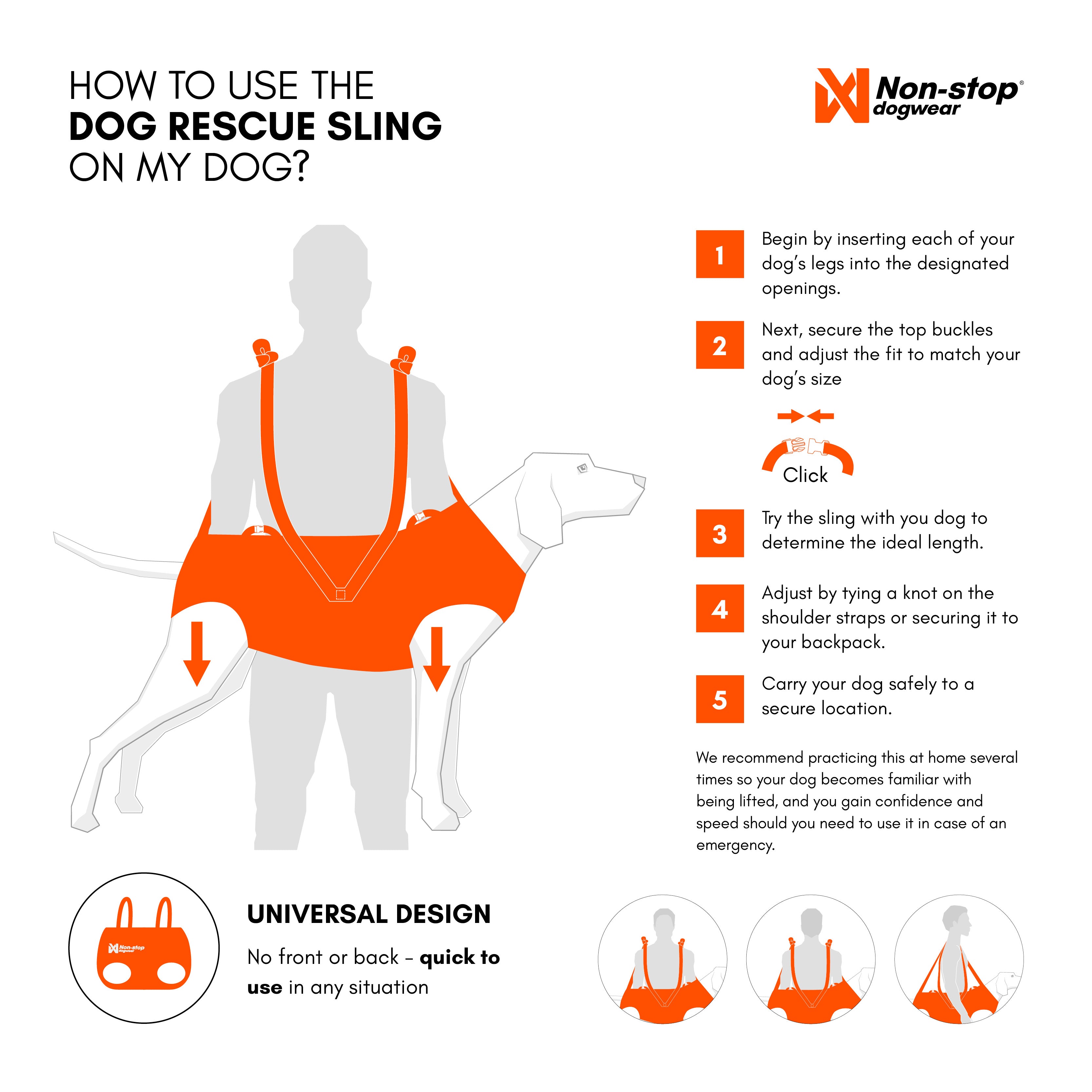 Dog Rescue Sling