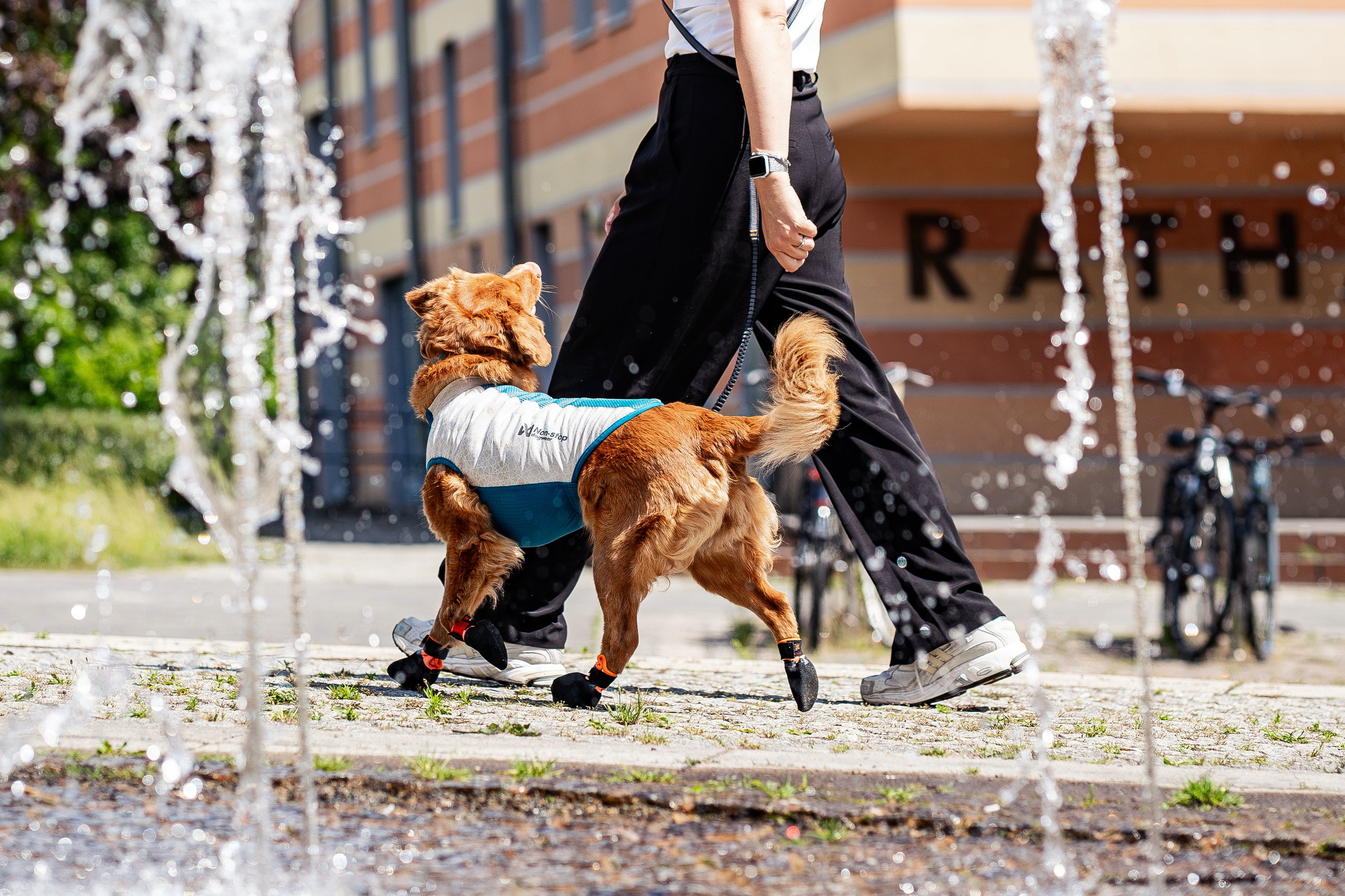 Protector Booties and Cooling Pull On Vest