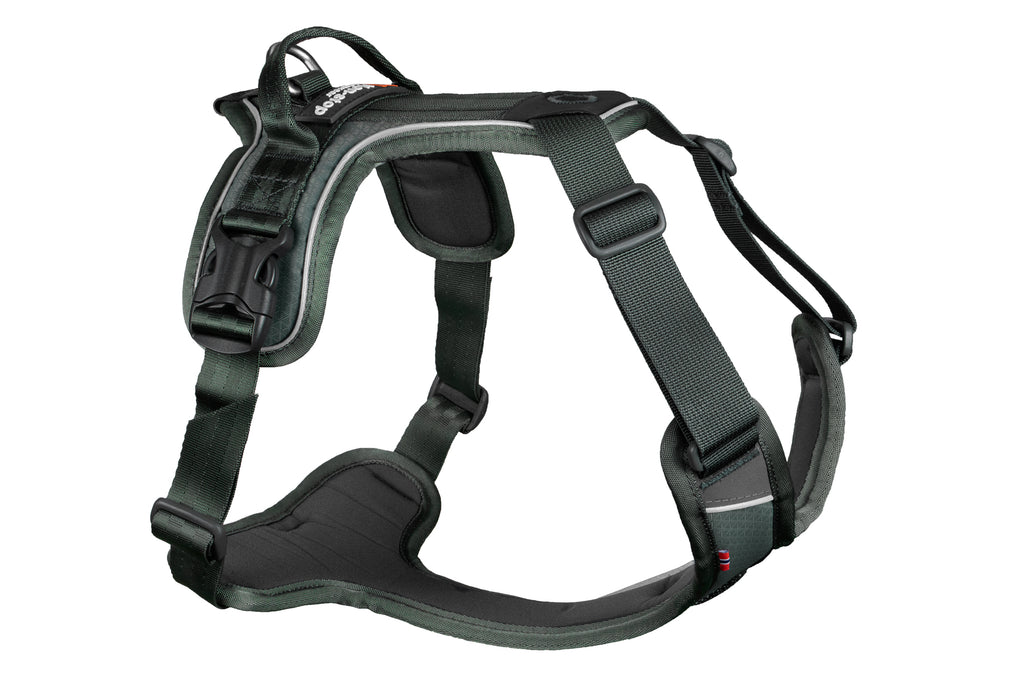 Ramble Harness in Green nonstop dogwear
