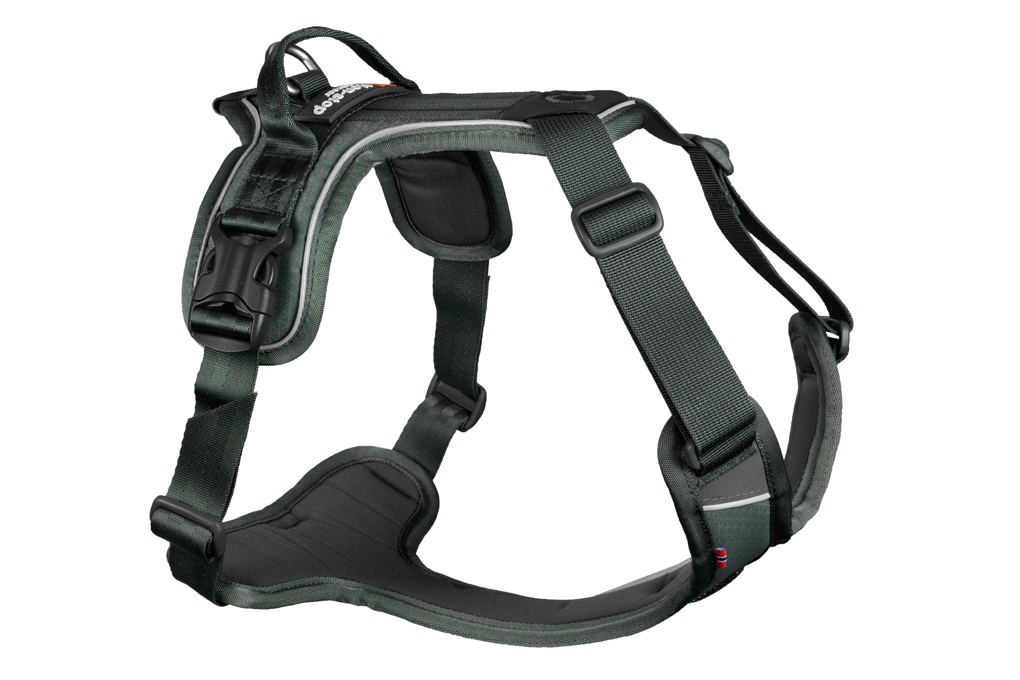 Ramble Harness in Green nonstop dogwear